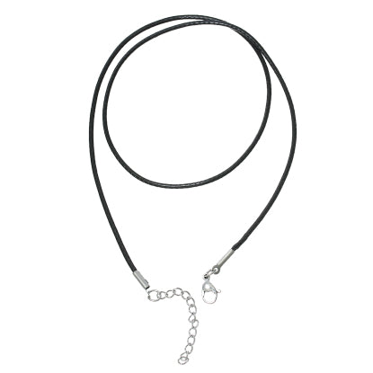 Chaîne collier cordon en cuir tressé 1,5 mm