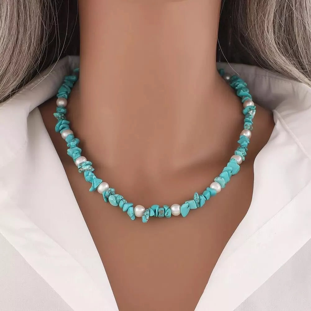 opal beads necklace