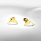 Boucles d'oreilles Petits dauphins, bijou en acier inoxydable doré