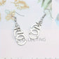 Boucles d'oreilles Menottes, bijou en acier inoxydable
