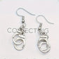 Boucles d'oreilles Menottes, bijou en acier inoxydable