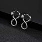 Boucles d'oreilles Serpent, bijou en alliage plaqué argent
