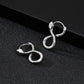 Boucles d'oreilles Serpent, bijou en alliage plaqué argent