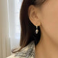 Boucles d'oreilles minimalistes Têtes de mort, bijou en alliage plaqué argent