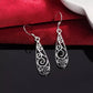boucles d'oreilles exotiques avec motif paisley