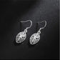 Boucles d'oreilles minimalistes Feuille, bijou en plaqué argent