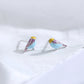 boucles d'oreilles minimalistes oiseaux