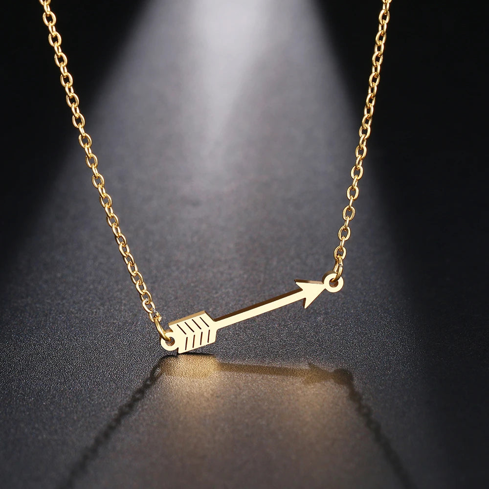 Collier Femme Avec écrin LED Lumineux - Acier Inoxydable Et Zircon Cubique - Coffret Cadeau Prêt à Offrir, Sac Inclus