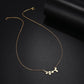 Collier Colibri, bijou en acier inoxydable doré