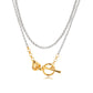 collier sautoir avec pendentif fermoir